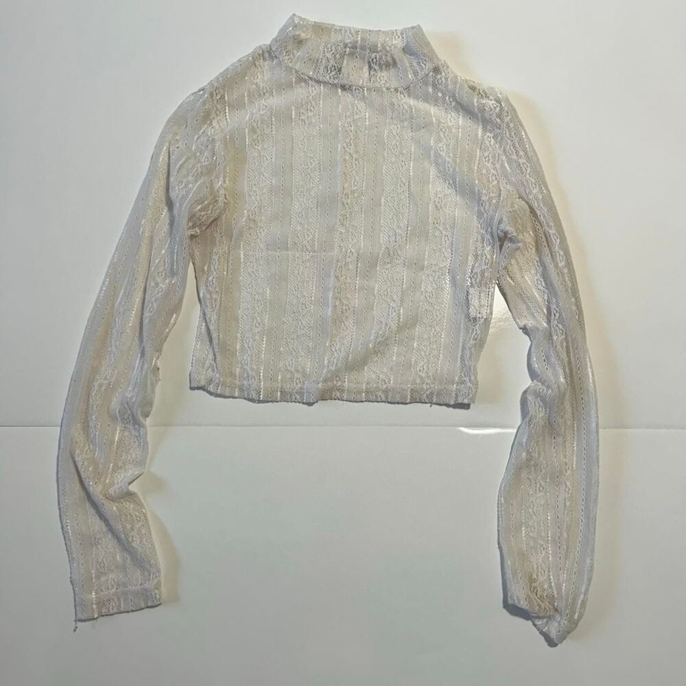 Romwe Women's White and Cream Shirt